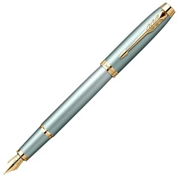 Ручка перьевая Parker IM Rituals F331, Green Gradient GT (Перо F)