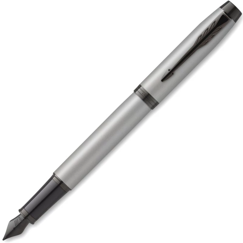 Ручка перьевая Parker IM Achromatic F317, Matt Grey BT (Перо F)